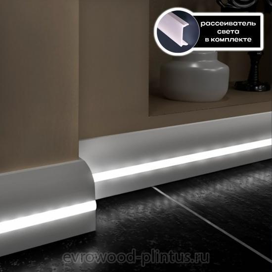 Плинтус для подсветки Evrowood PN 080 LED Плинтус для подсветки Evrowood PN 080 LED