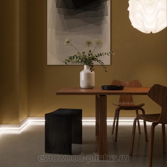 Плинтус для подсветки Evrowood PN 090 LED