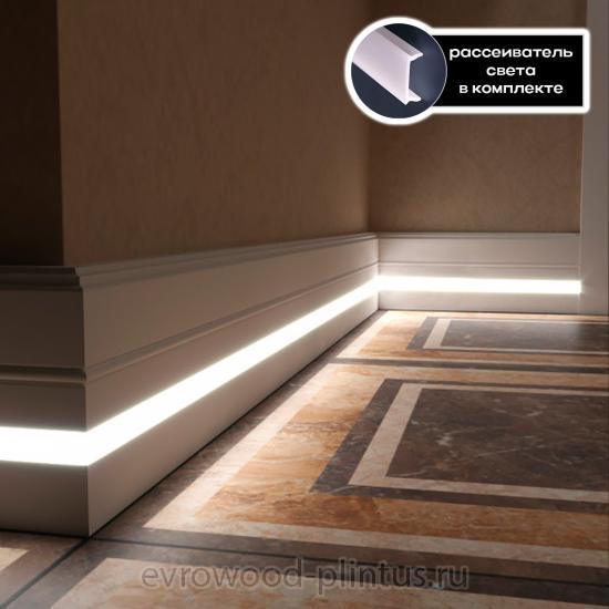 Плинтус для подсветки Evrowood PN 120 LED Плинтус для подсветки Evrowood PN 120 LED