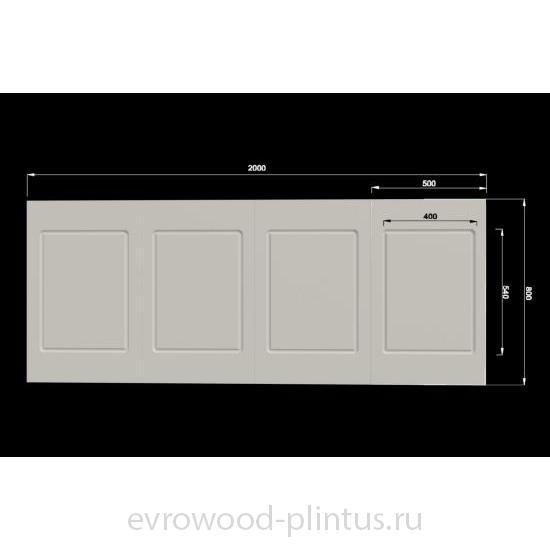 Стеновая панель Evrowood PL 01 - размер