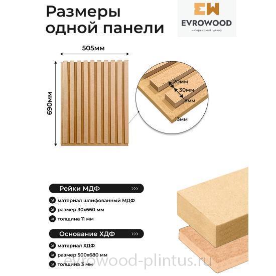 Модульная панель MSP 01 под покраску (4 шт)