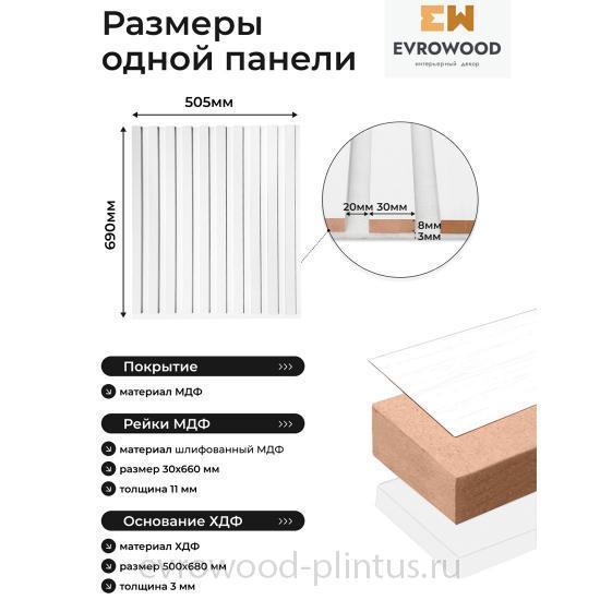 Модульная панель MSP 04, Белый на белом