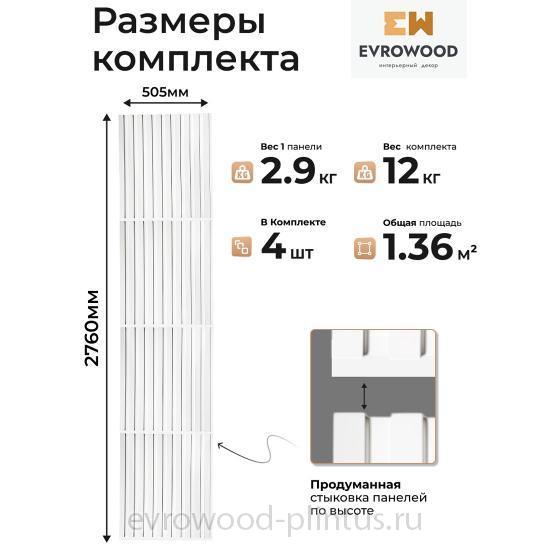 Модульная панель MSP 04, Белый на белом