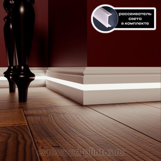 Плинтус для подсветки Evrowood PN 040 LED